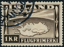 Island Best.nr.: 7012 Allting 1930. 5, 7, 10 og 15 aur.