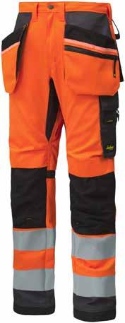 AllroundWork, High Vis Softshell jakke, kl.