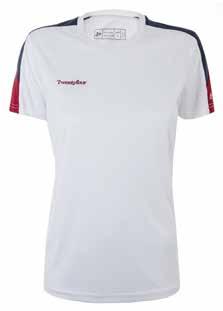 FRITID Hvit Flaggrød Hvit Flaggrød BARN: MOTION TECH T-SKJORTE Lett teknisk t-skjorte til løp og trening.
