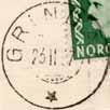 2 Type: SL Utsendt 15.09.1916 GRINDAL Innsendt Registrert brukt 23 II 57 IWR Stempel nr. 3 Type: I22 Fra gravør 10.12.