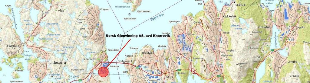 N G K n a r r e v i k S i d e 5 Fig.1. Geografisk lokalisering; NG, avd. Knarrevik 3.