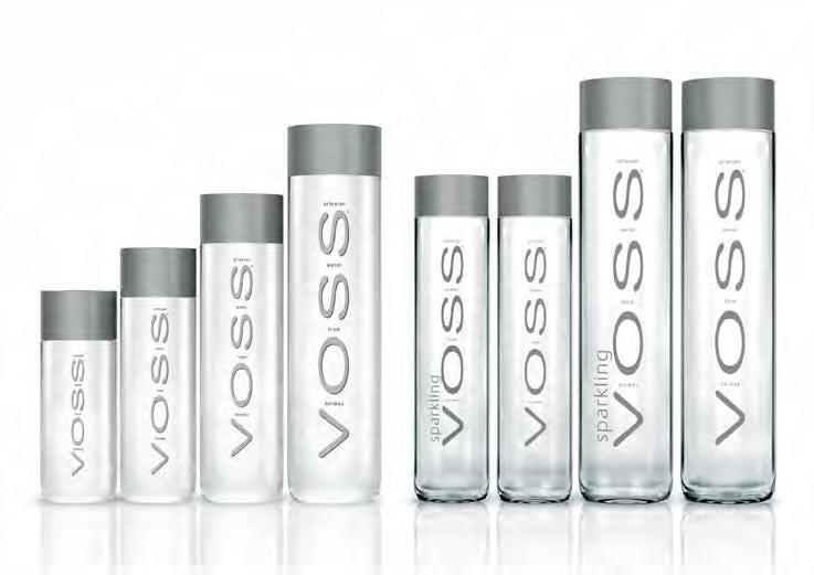 vann Still GLASS 2262608 375ml x 24 VOSS vann Sparkling GLASS 2020436 800ml x 12 VOSS vann Sparkling GLASS