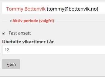 7.a Ubetalte vikartimer i år: Hvis dette gjelder ansatte på din skole, skriv inn antall timer her.