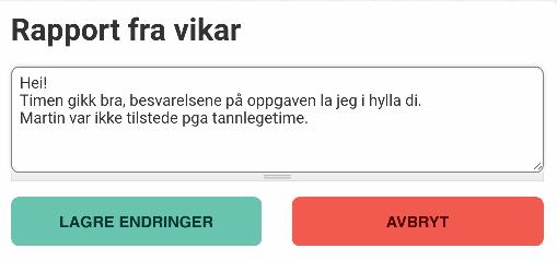 For å se mer informasjon om en time, eller