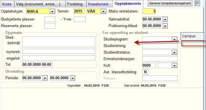 ønsket, slik at HVL tar den tilbake og presiserer. FS-569: Oppdatering av ventelistenummer på Søknadsweb.