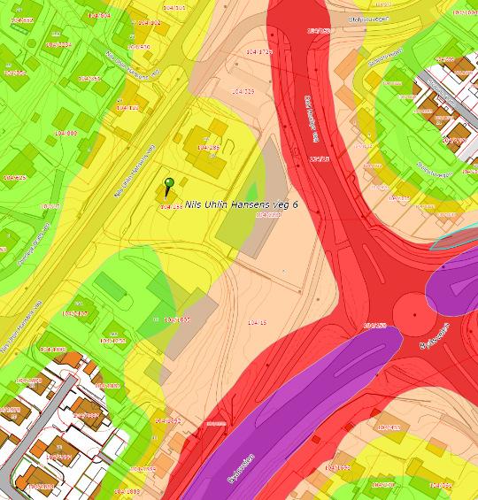 Grunnforhold Området ligger rett under under marin grense. Det er ikke registrert kvikkleiresone innen eller i nærheten av planområdet (kilde NVE Atlas).