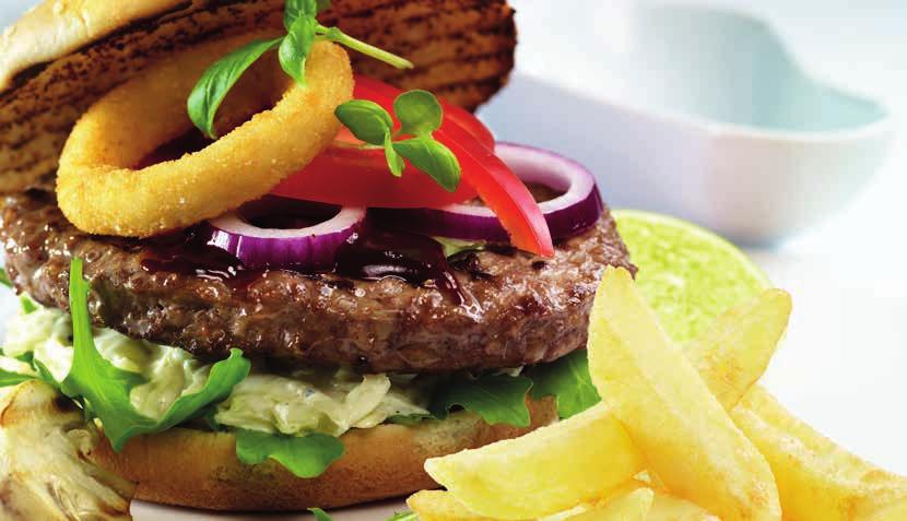 Hamburger Premium Sortiment Diner Hamburger Laget i beste American Diner tradisjon - tykk, saftig og smakfull.