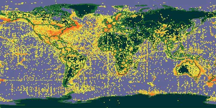 1. Informasjonsinfrastruktur en Internet-basert indeks for et globalt distribuert nettverk av databaser som inneholder primær biodiversitetsdata. 2.