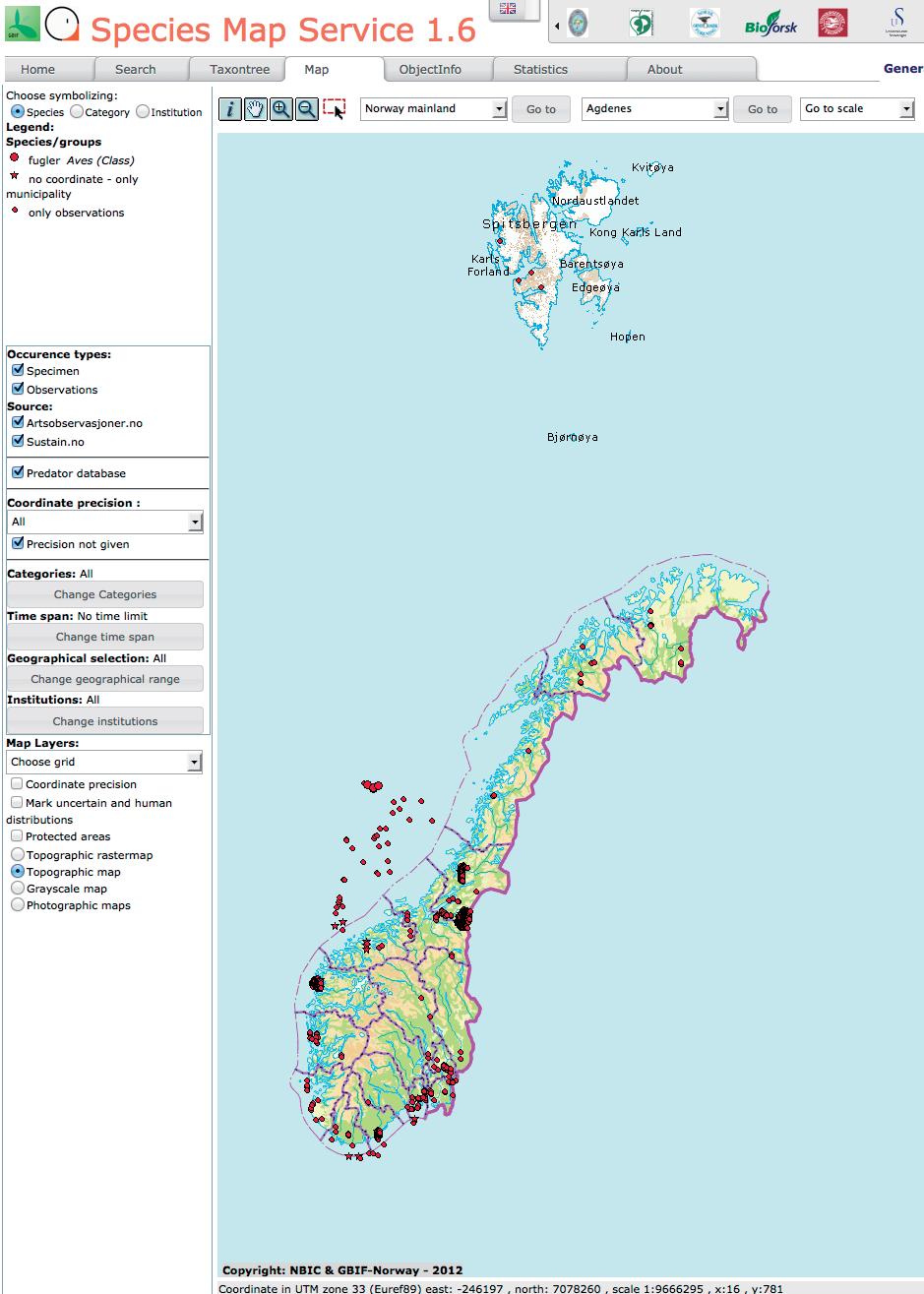 23 GBIF leverer data for