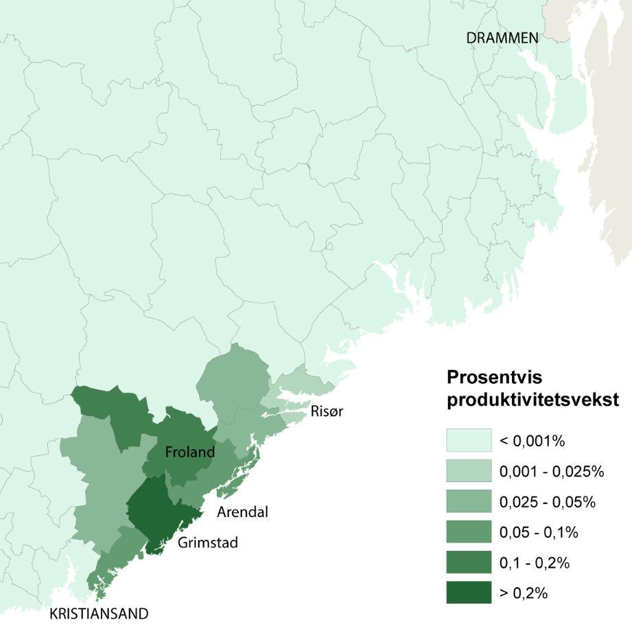 38 NETTO RINGVIRIKNINGER - TRE VEISTREKNINGER 4.4.2 Skatteeffekter Endring i arbeidsreiser som bilfører eller bilpassasjer er hentet fra RTM. Netto økning i arbeidsreiser er 62 i alternativ 1.