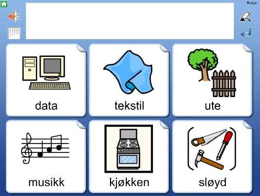 Handleliste Et miljø for å skrive en