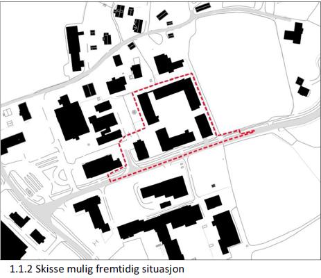 Livet mellom husene Åpningene mellom bebyggelsen og det større grøntområdet i sentrum vil kunne både være inviterende og gi le for været.