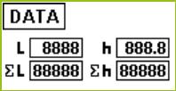 Følgende bruksanvisning henviser på vogner med alt ekstrautstyr. Ved et kort trykk på tasten I/O DATA viser - Computer softwareversjon (V x.xx) - Lessing (L) - Driftstimer (h) vises DATA.