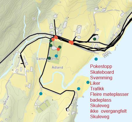 112 av 191 5.3.1 Innsamling av data Undersøkingar viser at det ikkje alltid er samsvar mellom kva trafikantane opplever som sikre/trafikkfarlege stader og den reelle ulukkesrisikoen.