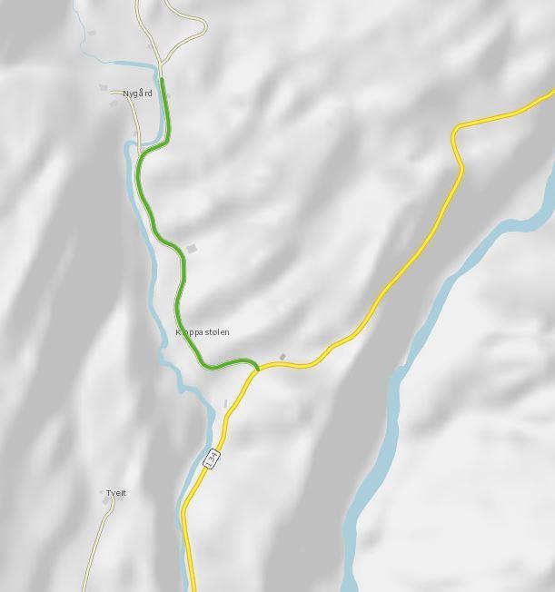 124 av 191 6.6 Fv 134 Strekninga Frøland- Kvitingen Innkomne merknader og innspel til TS: Står biler i kryss og på fortau. Skilta gang/sykkelfelt og betra markering ved kryss Frøland/ Kvitingsvegen.