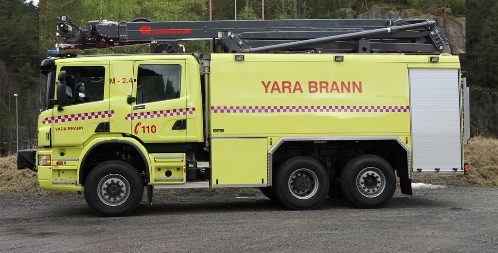 Rosenbauer Stinger på branntankbil