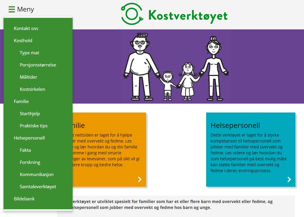 KOSTVERKTØYET - FELLES KOSTHOLD TYPE