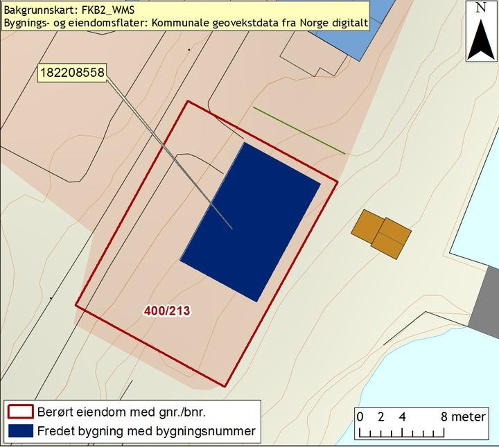 Side 11 KJØPMANNSGATE 1C Bygningsnr: 182208558 Gnr/bnr: 400/213 Oppført: 1840 Referanse i landsverneplanen: Bygning 9903674 Fredning bygning Omfang: Fredningen omfatter bygningens eksteriør.