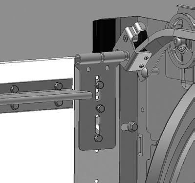 3 3 seksjon 2 seksjon Midthengsel Sidehengsel Trinseholder nr. 2 6,3x25 mm borskrue (Pose L-49 og L-41) (Portavstiver må evt.