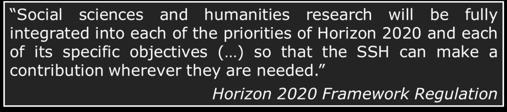 and Humanities NCP WORKSHOP Horizon 2020 - No