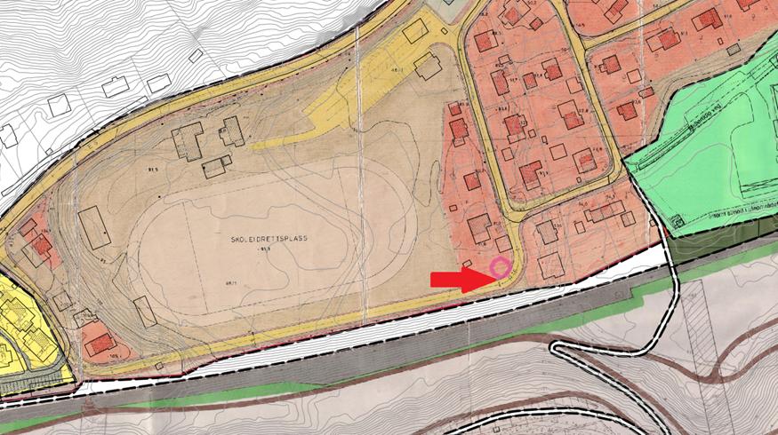 Dagens situasjon/beskrivelse av tiltaket Boligtomten ligger i et område avsatt til boligformål, men er i dag ikke bebygd.