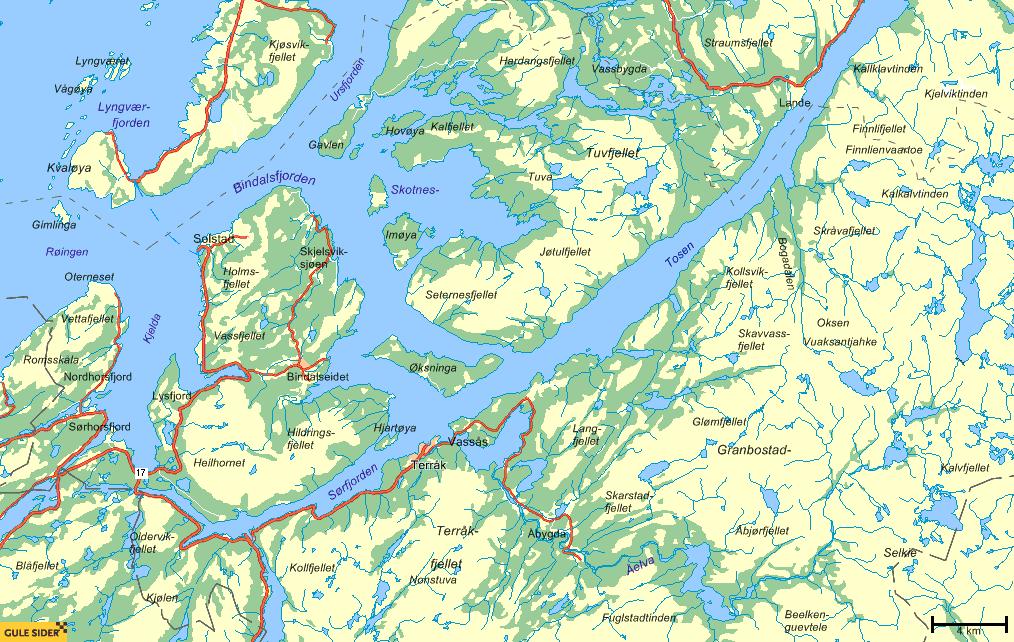 16 2 Regionale og lokale forhold rundt det planlagte vindkraftverket 2.