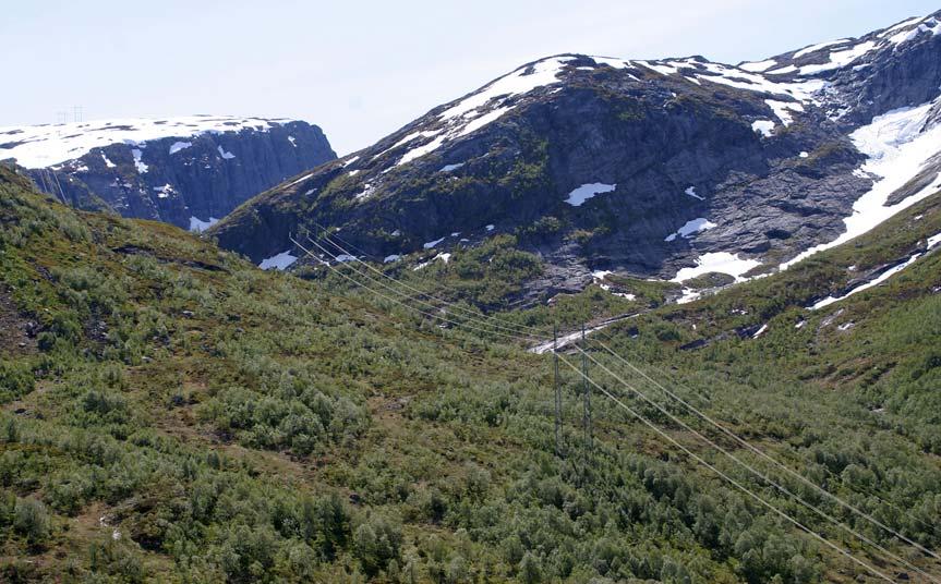 Vedlegg 7c Eikemo kraftverk - forholdet til villrein Fjellheimen villreinområde, som omfatter fjellområdene mellom Evanger/Voss i sør, Masfjorden i vest, Sognefjorden i nord og Fresvik i øst, utgjør