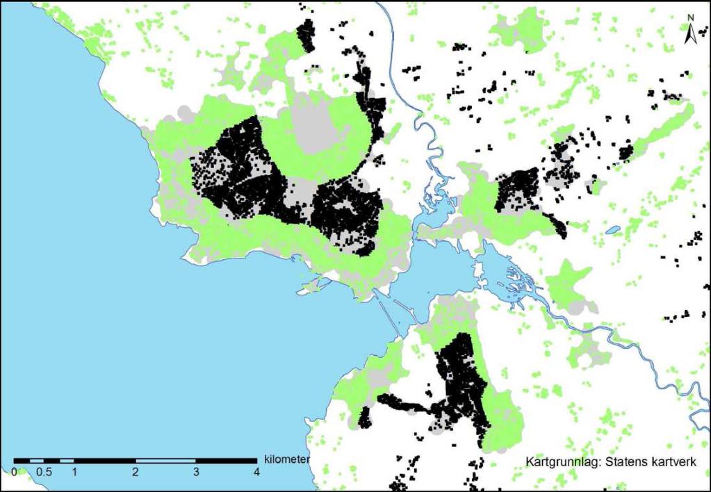 Som det er påpekt i fortettingsanalysen (Asplan Viak 2017) ligger Hamar dårlig an i forhold til andre norske byer når det gjelder dekning av grønnstruktur/nærturområder.