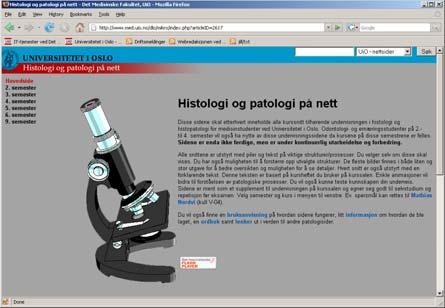 Histologi og histopatologi Disse sidene er ikke overført til vortex fra dlo. Dette skjer i løpet av august.