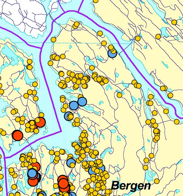 0..4 Luftforurensing og grunnforurensing Hovedkilden til luftforurensning i Åsane sentrum er biltrafikken på E-39 og på lokalvegnettet.