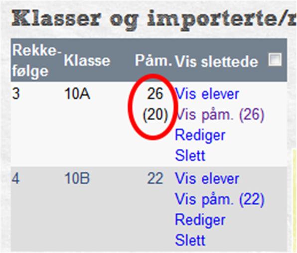 korrekte før endelig fordeling skjer. Ryddearbeidet må være ferdig innen skoleeier foretar endelig fordeling.