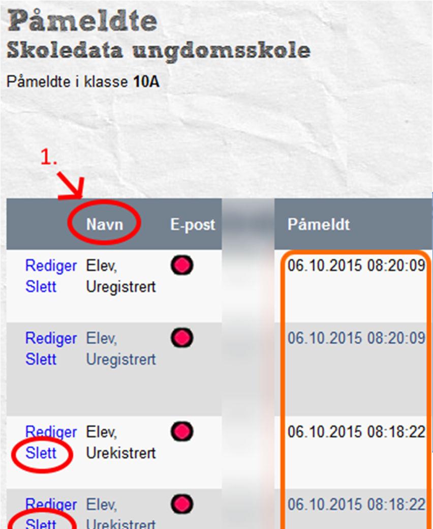 Informer derfor elevene først når du får beskjed fra skoleeier om at endelig fordeling har skjedd. 4.