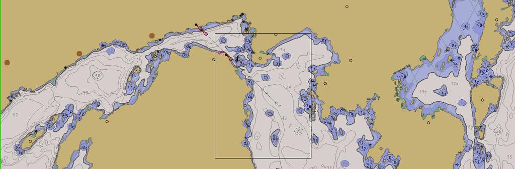 Lovisenbergsundet Kragerø Reelle data basert på