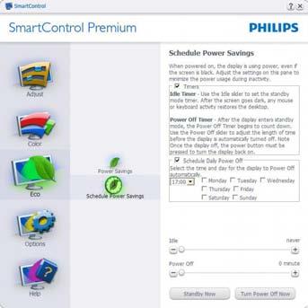 Når Entertainment (Underholdning) er valgt, er SmartContrast og SmartResponse aktivert.