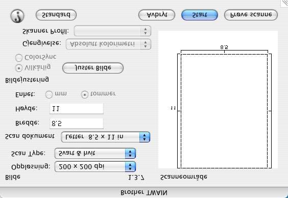 Skanne fra en Macintosh -maskin (ikke tilgjengelig for Mac OS 8.6) Programvaren i Brother-maskinen inkluderer en TWAIN-skannerdriver for Macintosh.