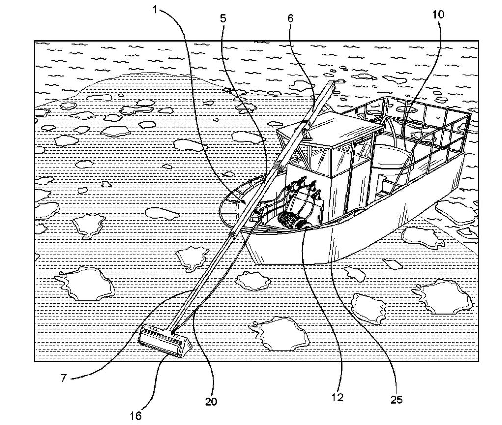 (12) PATENT (19) NO (11) 335095 (13) B1 NORGE (51) Int Cl. E02B 15/04 (2006.01) E02B 15/10 (2006.01) B63B 35/32 (2006.01) Patentstyret (21) Søknadsnr 20121250 (86) Int.inng.dag og søknadsnr (22) Inng.