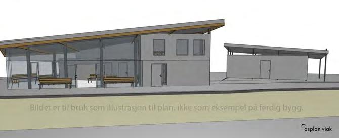 Sykklparkring Undr tak 115,6 m 2 107 WC 2,3 m2 106 Sjåfør 9,3 m2 15 x 160 = 2 400 106 WC 4,6 m2 alt.