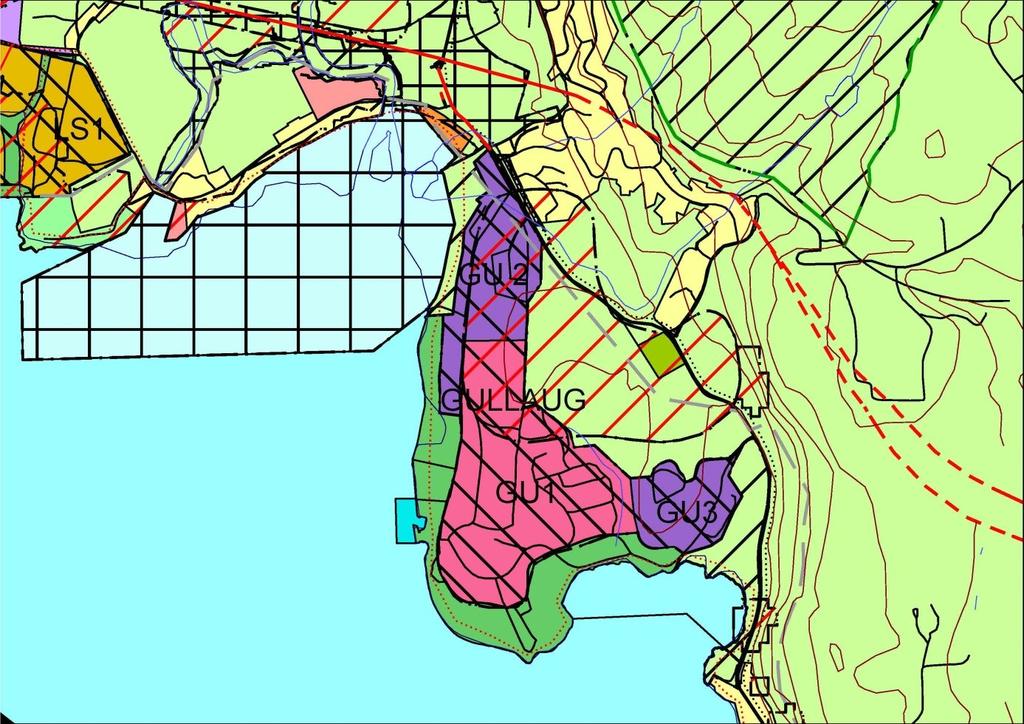 3 Gullaug i kommuneplanens arealdel Arbeidet med områdereguleringsplan for Gullaug ble startet i juni 2010.