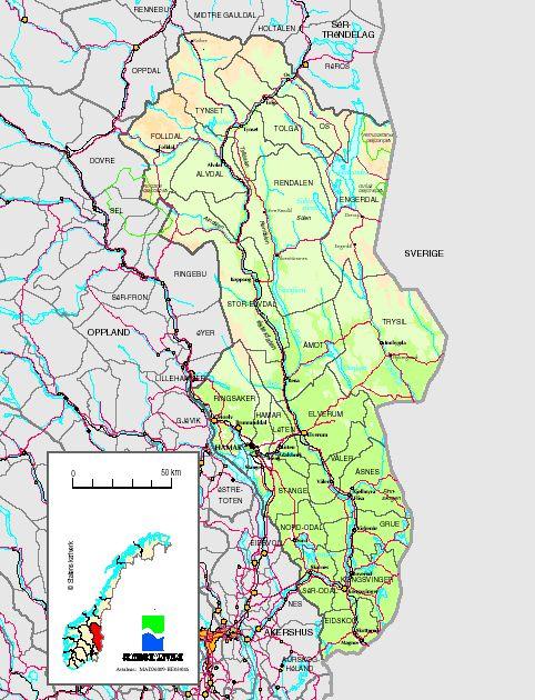 Mjøsa - 365 km 2 - Gj.