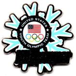 epoxy/sølvvalør Youth Olympic Team USA Lillehammer,