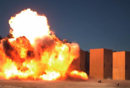 Sikkerhet: Testet TNT på massivtre Hvilke toleranser har massivtre overfor eksplosjoner?