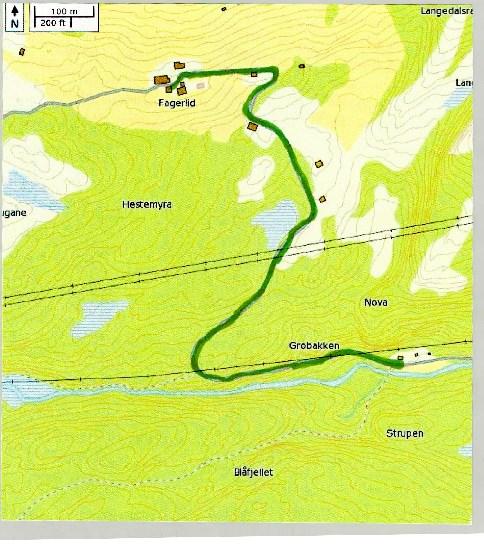 Sted: Fagerlidveien 0 0 meter meter