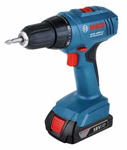 1290 BATTERIDRILL Bosch drill 18V GSR 1800 Professional.