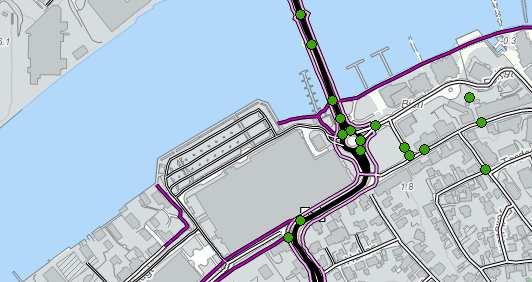 40 Trafikkulykker mellom 2004-2013, 10-års periode (kilde: NVDB, Statens vegvesen) År Type ulykke 2006 bil 2008 bil 2009 bil 2010 sykkel 2011 bil 2012 fotgjenger, sykkel, bil 2013 bil Ulykkestyper og