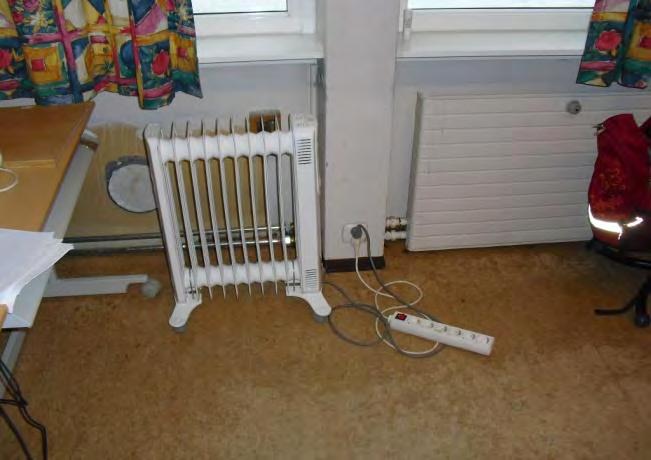 3.3 Typisk radiator i klasserom.