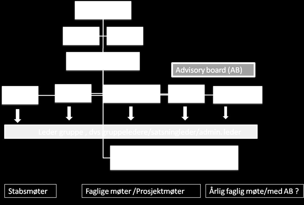 Instituttene vil ha prosjekteierskapet indirekte gjennom understedkoden, ved eierskapet til satsningen og gjennom de delegasjoner som gis til satsningsleder.