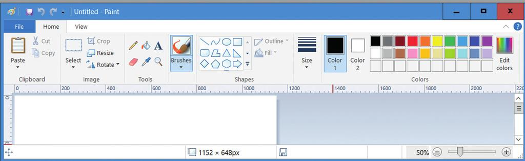 Aplicația Paint elemente de interfață specifice L 15 Paint este un editor grafic simplu, inclus în sistemul de operare Windows, cu ajutorul căruia se pot crea desene libere, schițe, grafice complexe