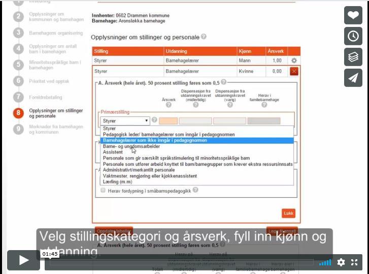 Videoveiledning for utfylling av