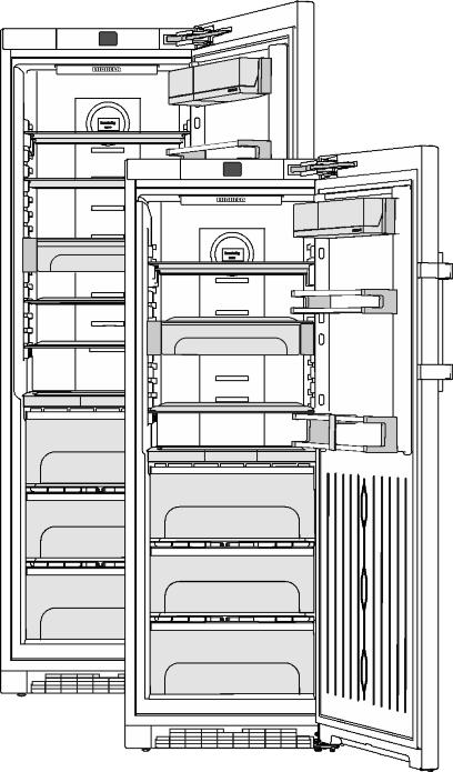 Bruks- og monteringsanvisning Stående kjøleskap med