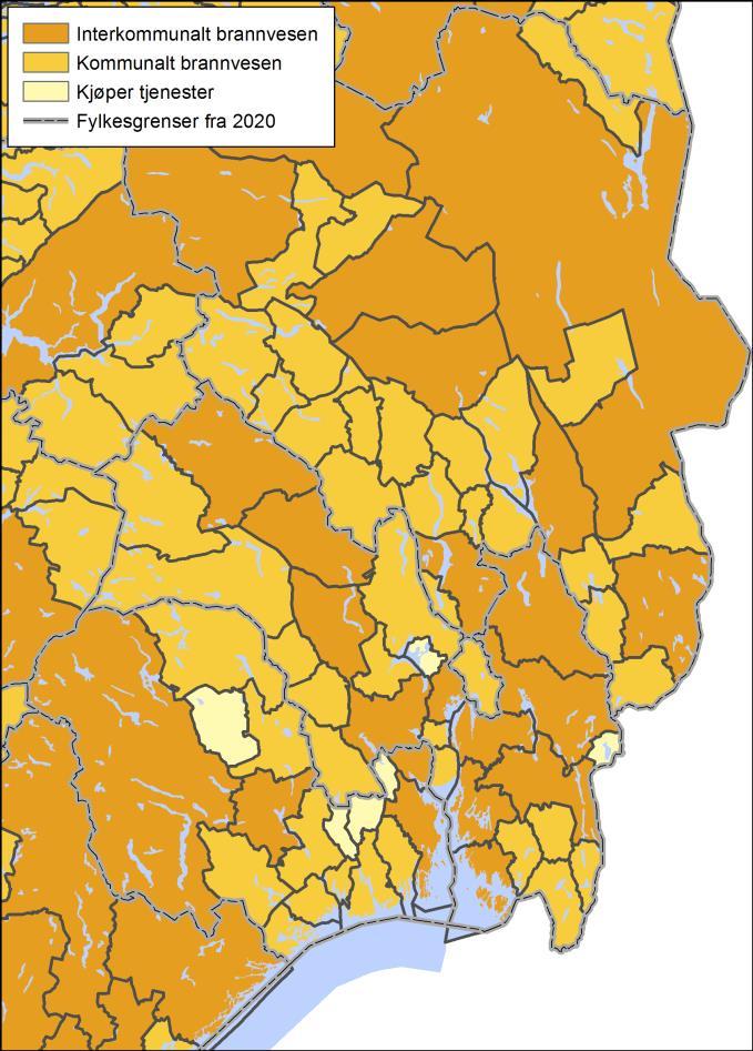 nødesentralene på Østlandet.